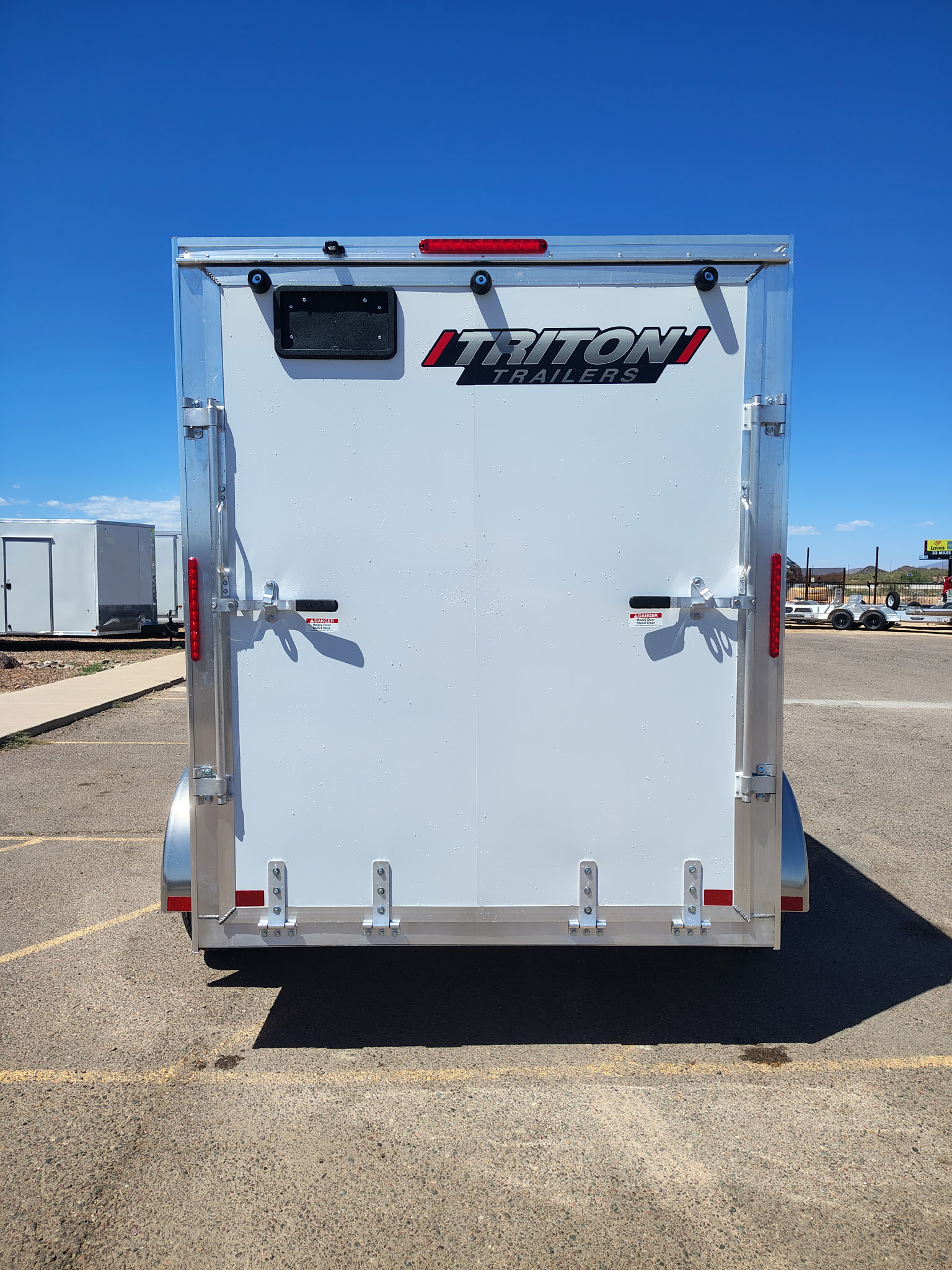 Alcom 12x6 All Aluminum XLT-P Enclosed, 7K GVWR, Ramp Door - Stock #ALC248 - Image 6 of 9