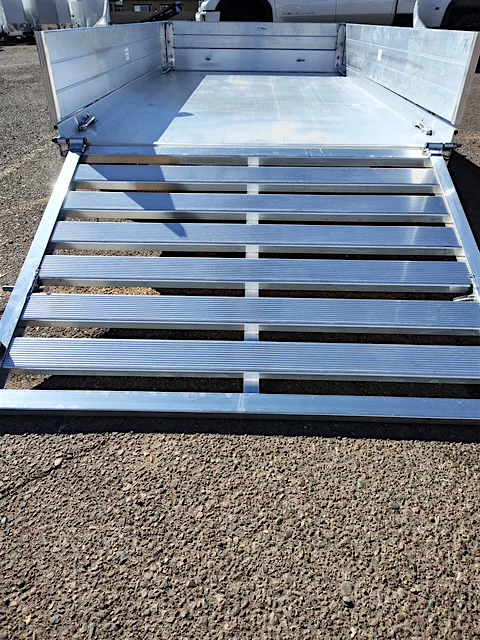 Aluma 08x54 All Aluminum, 2K GVWR, Single Axle, W/ Tailgate (548ESA-S-TG) - Stock #ALU424 - Image 1 of 6 Aluma 08x54 All Aluminum, 2K GVWR, Single Axle, W/ Tailgate (548ESA-S-TG) - Stock #ALU424 - Image 1 of 6