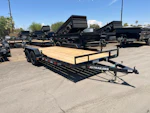 P.J. Trailers 18x83x4" Channel Tandem Axle 7K GVWR, Carhauler Stock #PPJ11209 - Thumbnail 1
