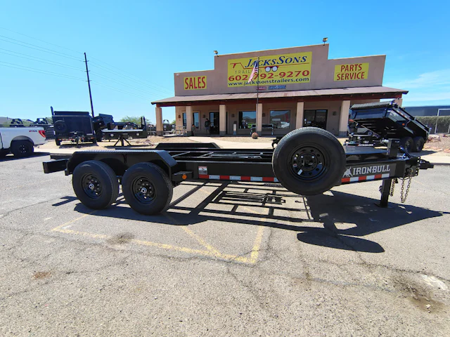 Iron Bull 16'x83" Bumper Pull Roll-Off Dump Trailer (DBB)