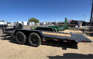 P.J. Trailers 16x83x6" Channel, Equipment Tilt, 14K GVWR, 14PLY, Blackwood Deck