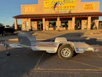 Aluma MC10 Motorcycle Trailer, 2K GVWR, Single Axle (MC10S-R) Stock #ALU435 - Thumbnail 2