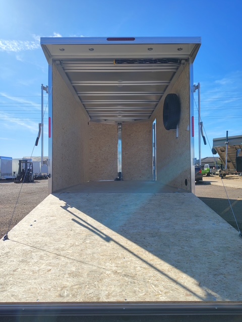 Alcom 14x7.4 All Aluminum NXT Car Hauler, 7K GVWR, Side Door, Ramp Door - Stock #ALC203 - Image 3 of 7