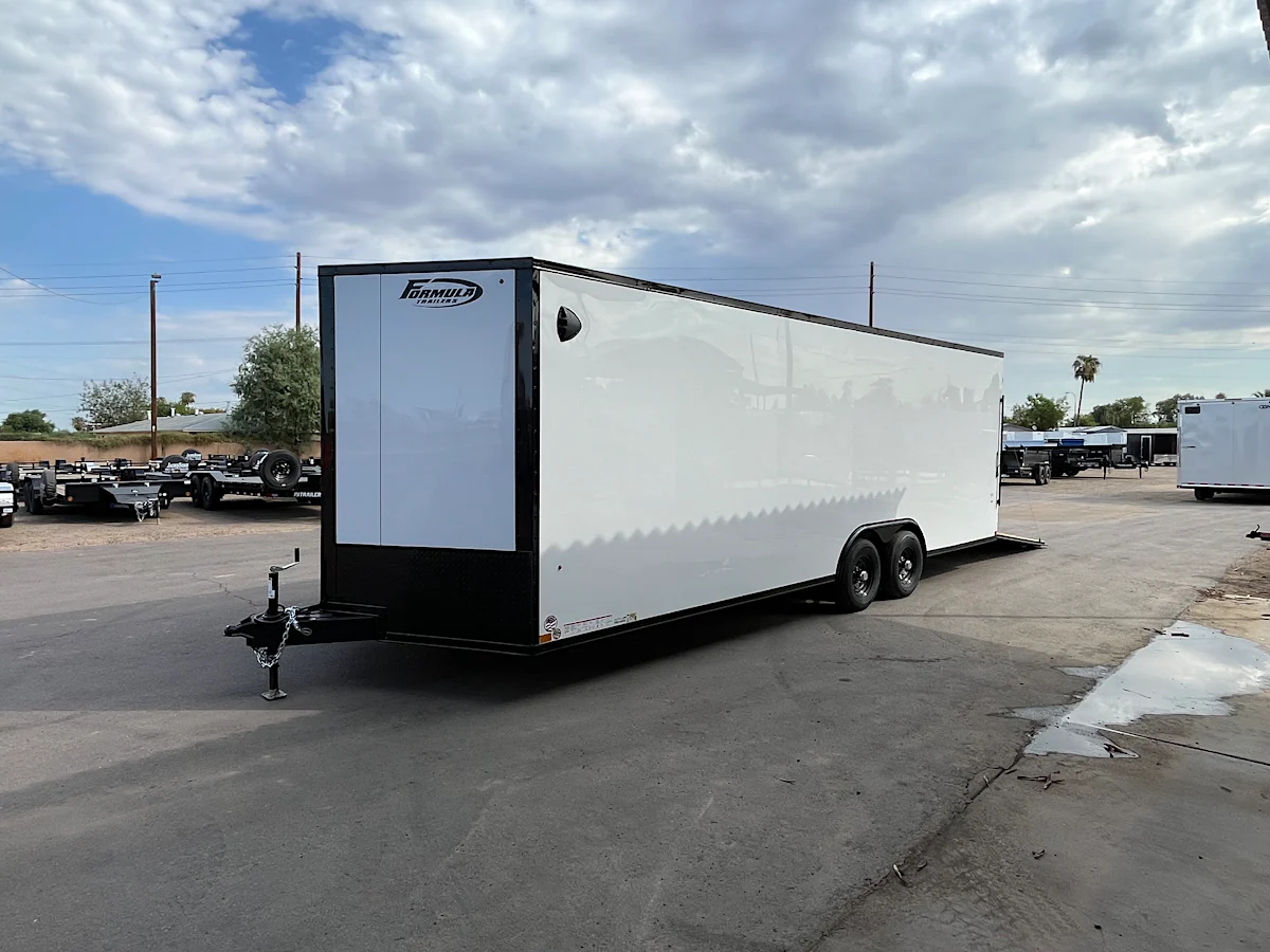Compass Compass 24'x102" Car Trailer w/ Ramp Door - Stock #CMP2926 - Image 1 of 10 Compass Compass 24'x102" Car Trailer w/ Ramp Door - Stock #CMP2926 - Image 1 of 10