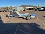 Aluma TK1 Single Axle Trike Hauler, 2K GVWR, Slide Out Ramp Stock #ALU387 - Thumbnail 5