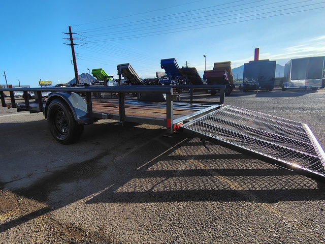 Lamar 14'x77" Single Axle Utility Trailer w/ Ramp Gate (SA)