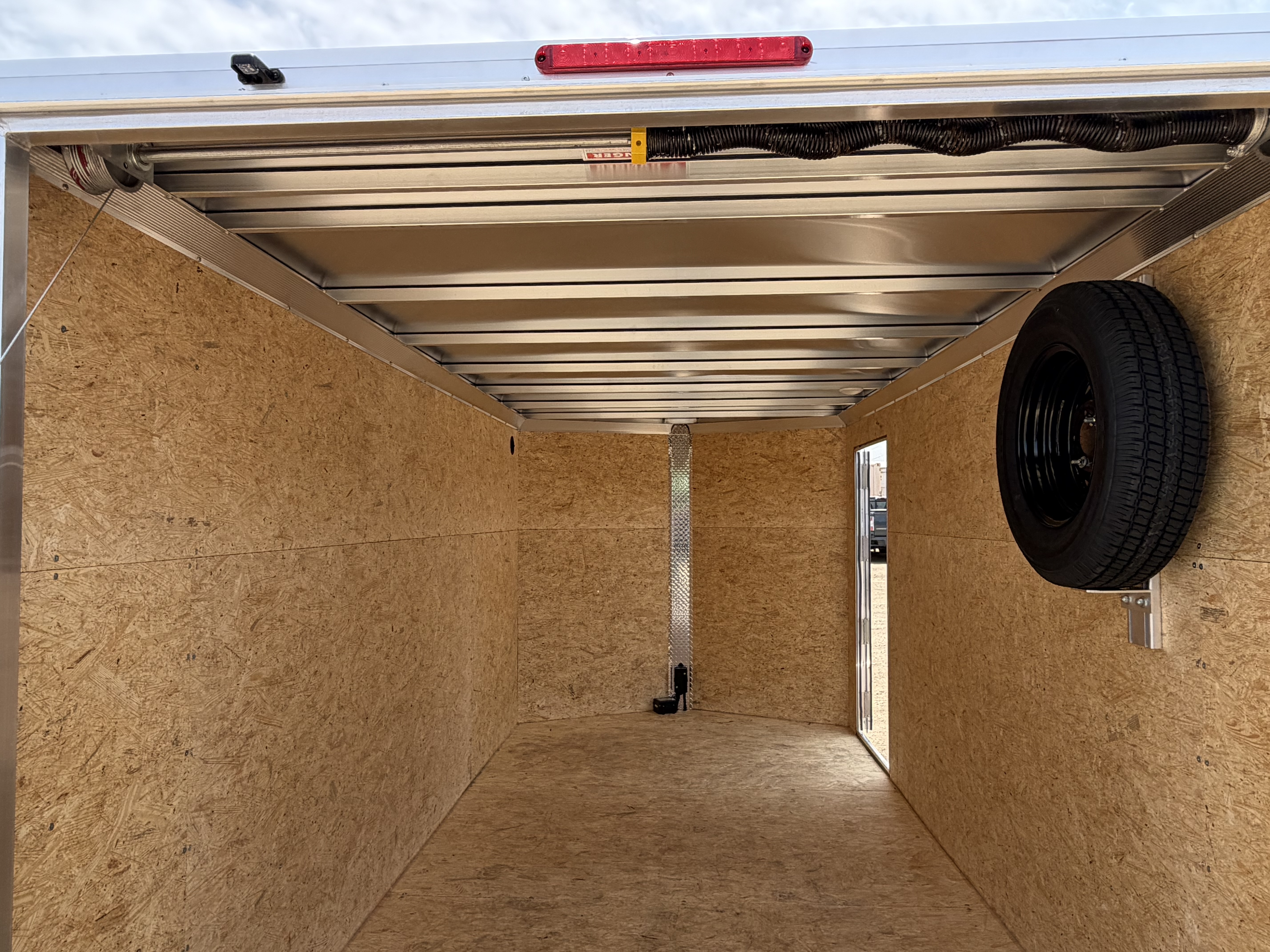 Alcom 14x7 All Aluminum XLT-P Enclosed, 7K GVWR, Side Door, Ramp Door - Stock #ALC266 - Image 8 of 8