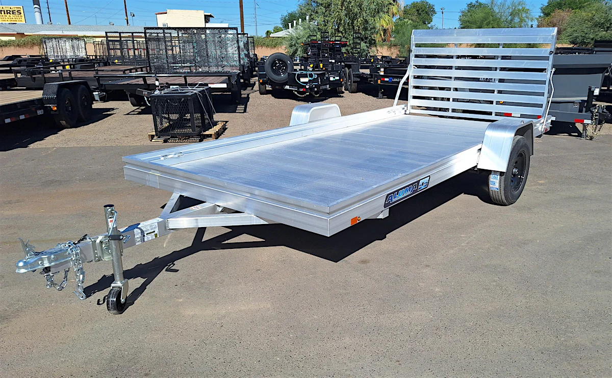 Aluma 14x78 All Aluminum, 3K GVWR, Single Axle (7814ESA-S-TG) - Stock #ALU307 - Image 3 of 6 Aluma 14x78 All Aluminum, 3K GVWR, Single Axle (7814ESA-S-TG) - Stock #ALU307 - Image 3 of 6