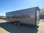 Formula Trailers 28x8.5 Conquest SE Flat Top Sloped V-Nose Enclosed Car Hauler, 10K GVWR, Ramp Door Stock #CMP2906 - Thumbnail 1