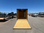 Cargo Express 16x7 EX DLX Flat Top V-Nose, 7K GVWR, Ramp Door Stock #CMP2899 - Thumbnail 5