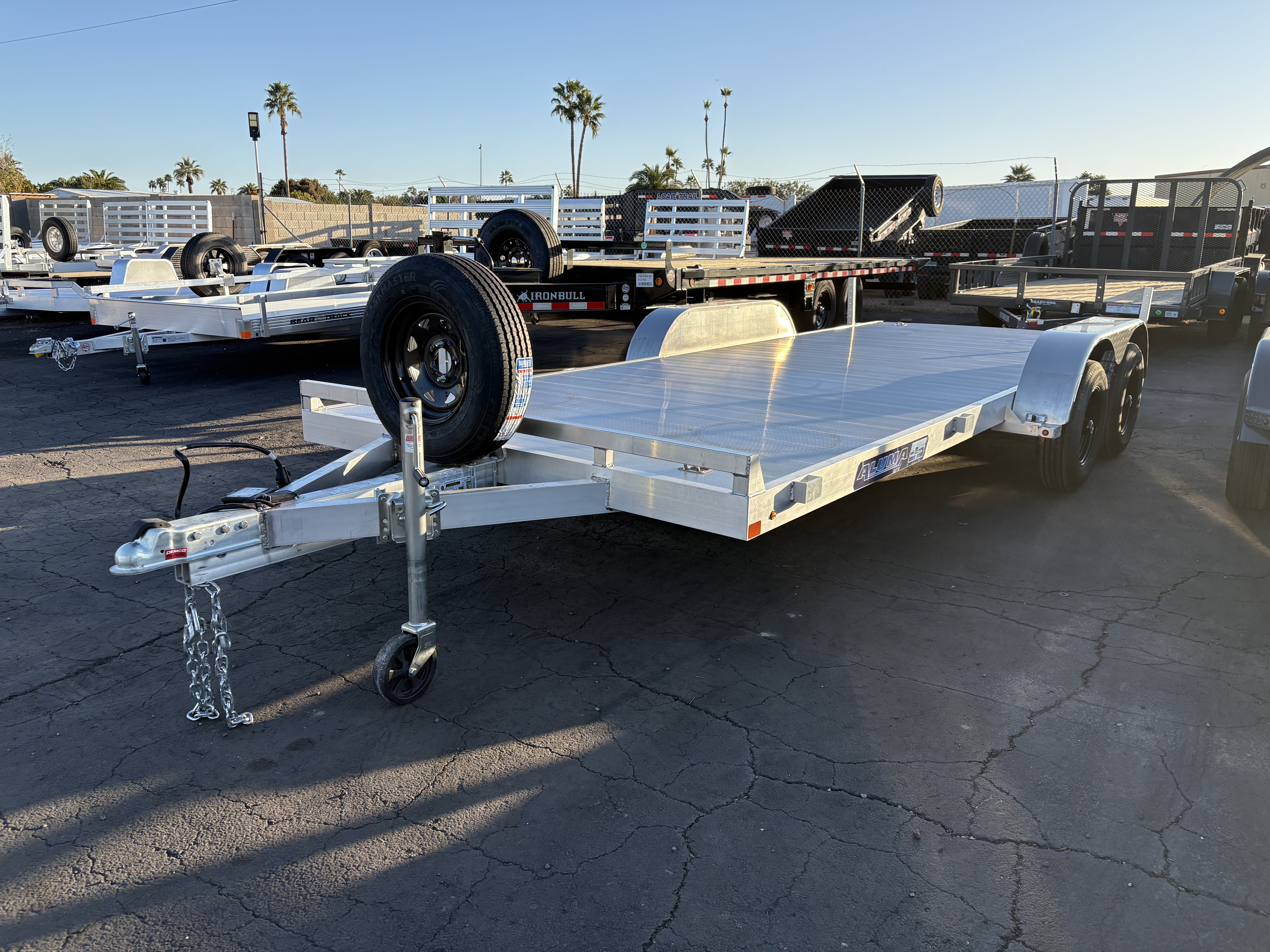 Aluma 18x82 All Aluminum, 7K GVWR, Tandem Axle - 8218ESA-TA-EL-R-RTD - Stock #ALU335 - Image 2 of 5