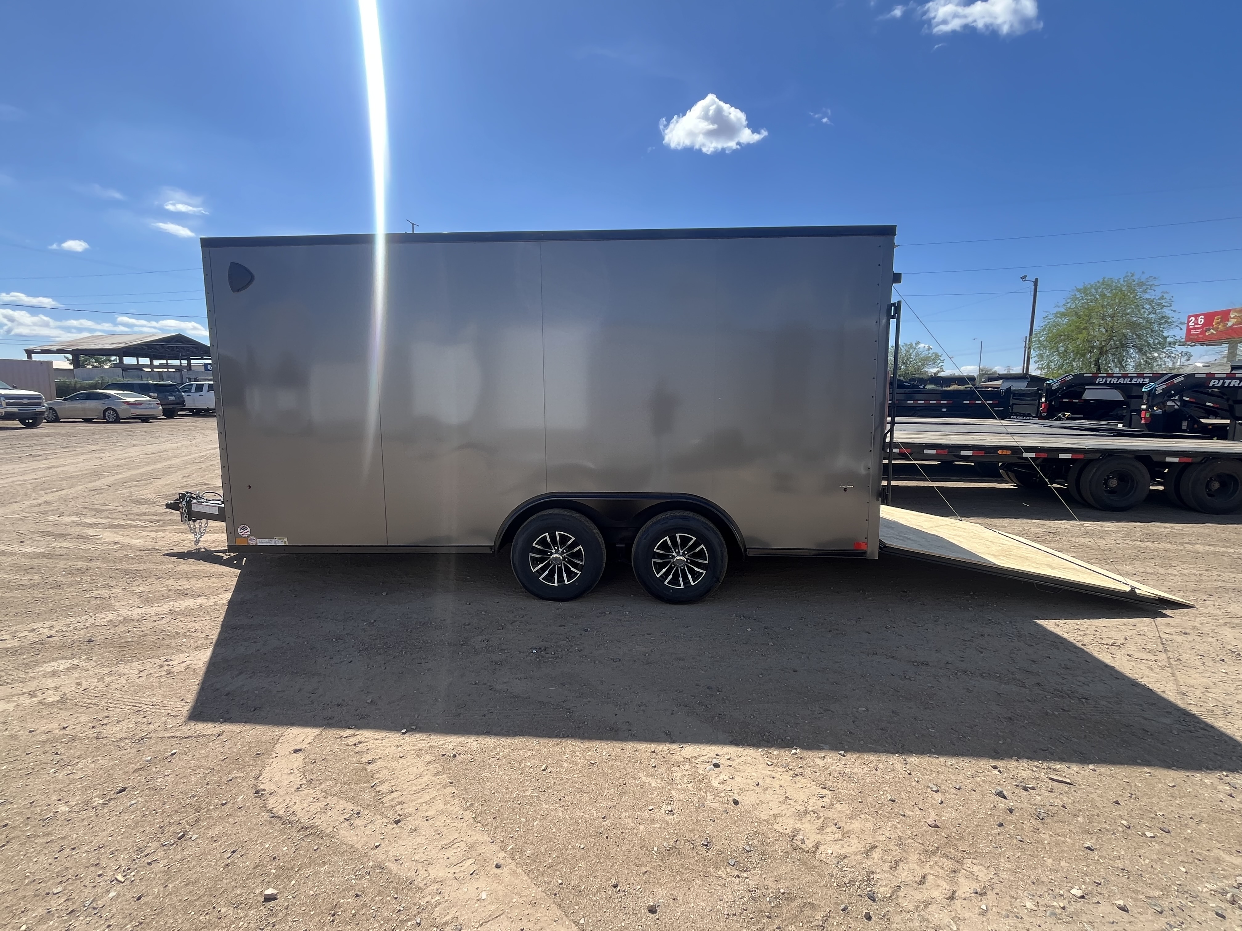 Compass 16x8.5 Jasper SE Car Hauler, 10K GVWR, Ramp Door - Stock #CMP2779 - Image 10 of 11
