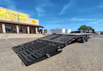 P.J. Trailers 40' Gooseneck Low-Pro Flatdeck with Duals, 25K GVWR Stock #USD6208 - Thumbnail 3