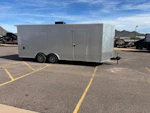 Compass 20x8.5 Jasper SE Car Hauler, 10K GVWR, Ramp Door, A/C, White Wall / Ceiling, RTP Floor Stock #CMP2658 - Thumbnail 3