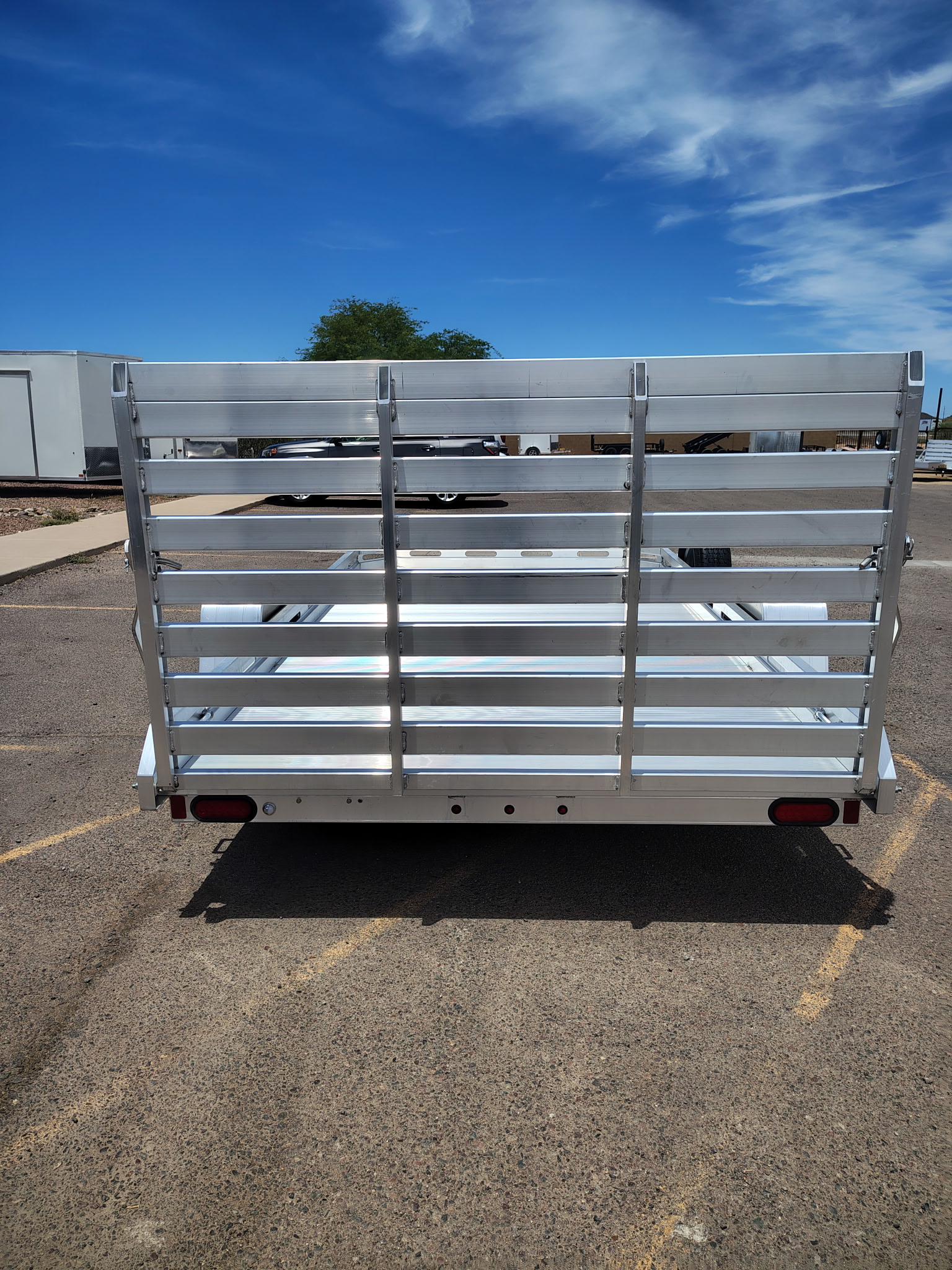 Aluma 12'x77" Aluminum Utility Trailer w/ Tailgate (7712H)