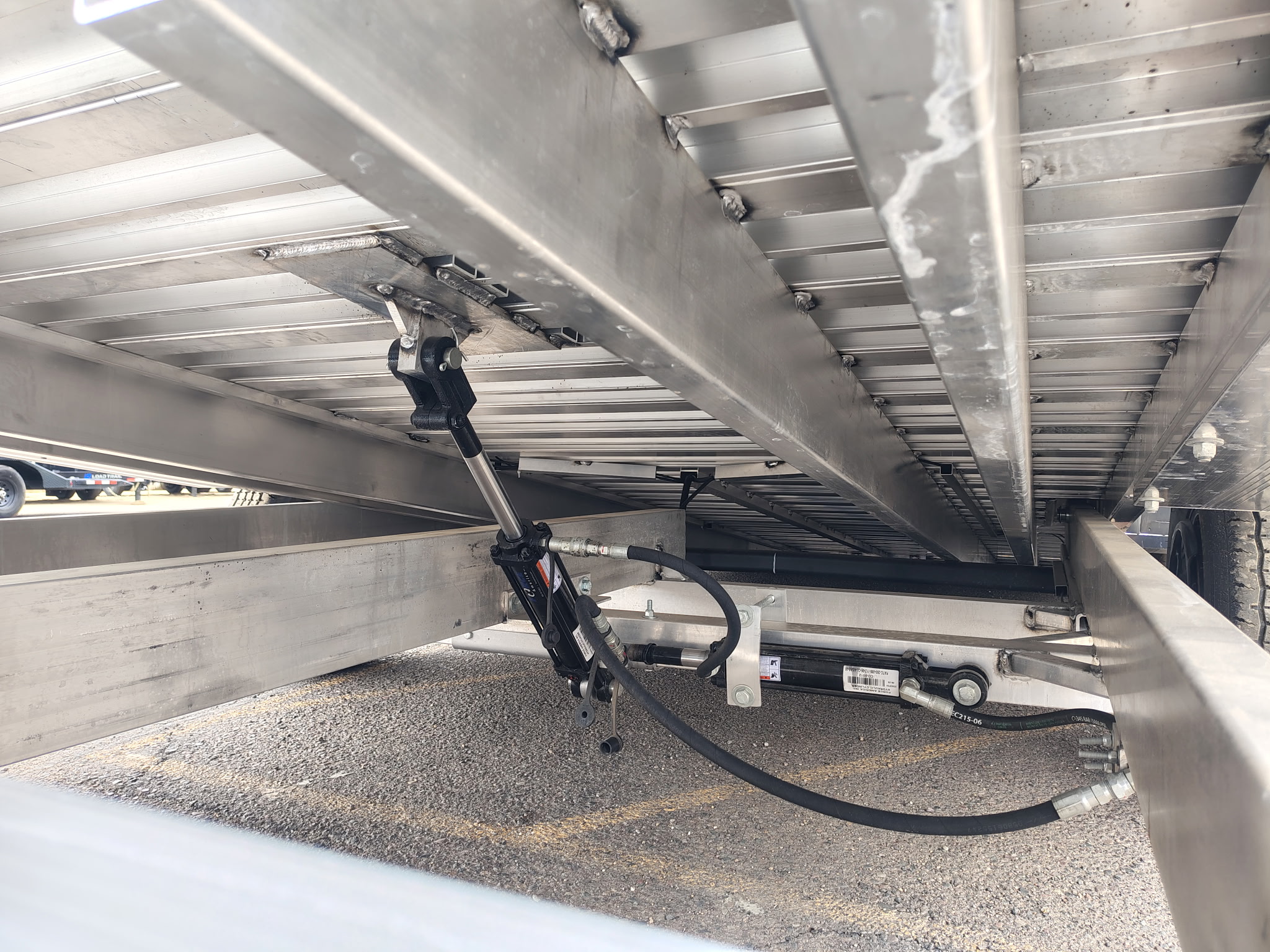 Aluma 18x82 All Aluminum, 10K GVWR, Heavy Tandem Axle, XL Tilt w/ Cargo Box (8218H-XL-TILT-TA-EL-RTD-CB) - Stock #ALU369 - Image 12 of 13