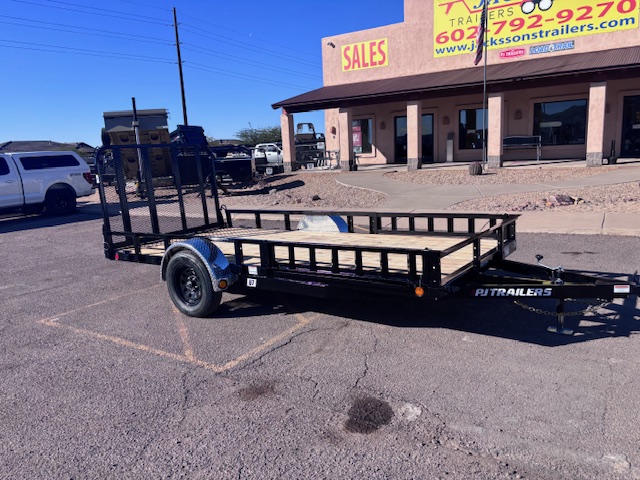 P.J. Trailers 14x77 Single Axle, 3K GVWR, Channel Utility, ATV - Stock #PPJ11013 - Image 3 of 6