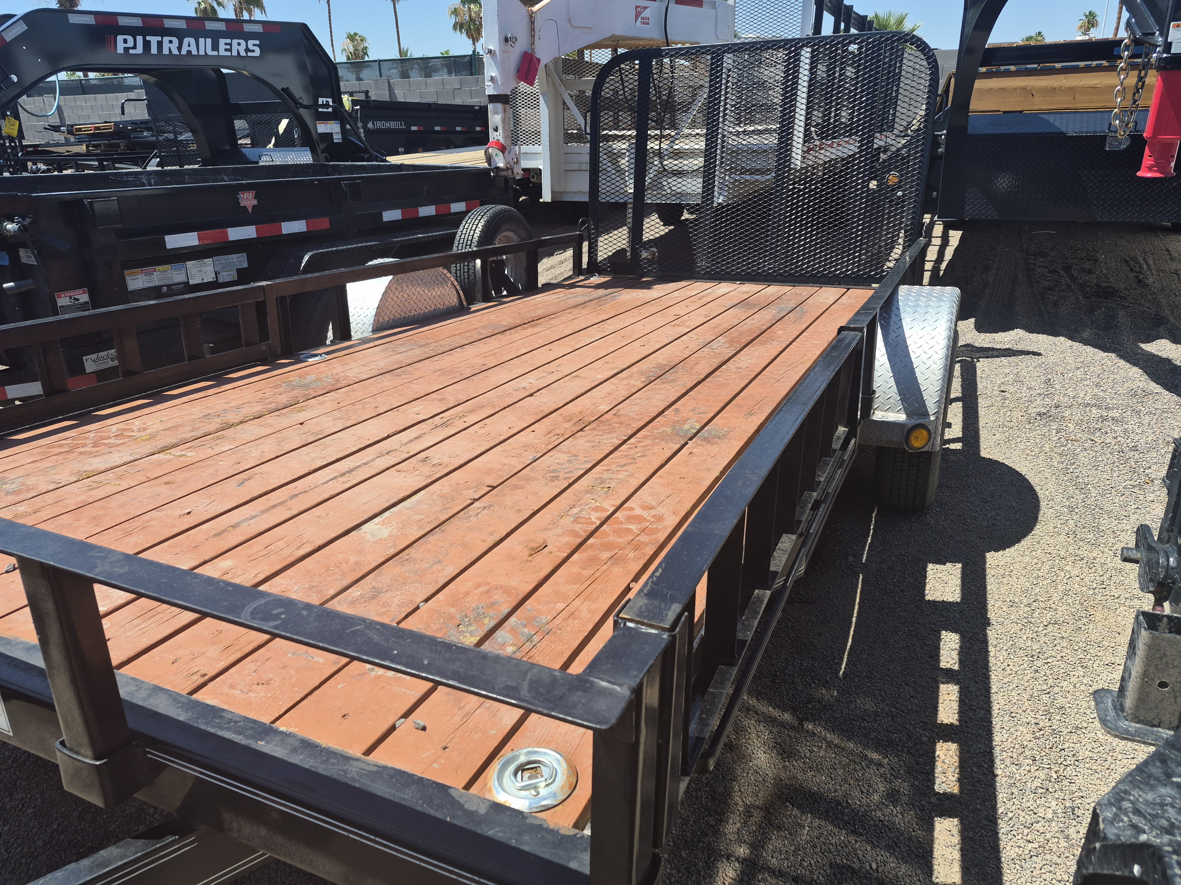 PJ TRAILERS 2024 PJ 77x14 single axle utilty with side load ramps - Stock #USD2044 - Image 3 of 3