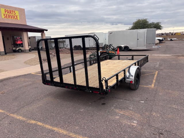 P.J. Trailers 14x83 Single Axle, 3K GVWR, Channel Utility, ATV Ramps - Stock #PPJ11202 - Image 4 of 4