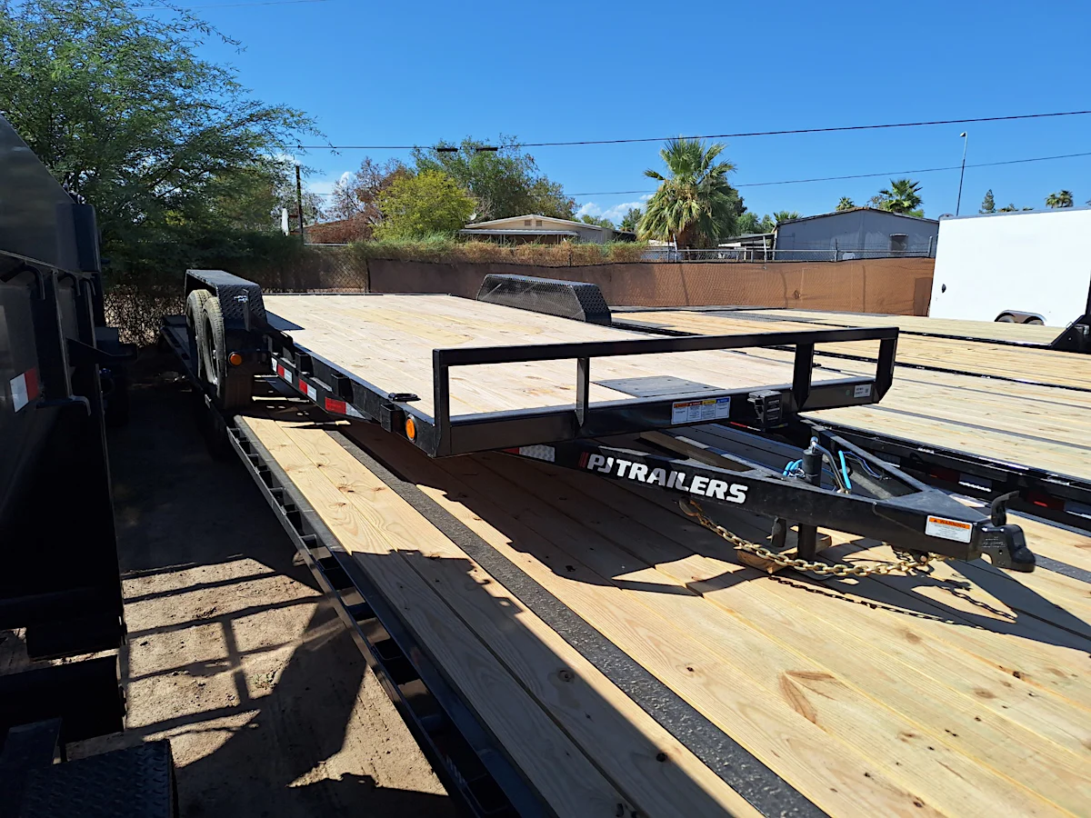 P.J. Trailers 18x83 Tandem Axle, 7K GVWR, Car Hauler - Stock #PPJ10844 - Image 2 of 5 P.J. Trailers 18x83 Tandem Axle, 7K GVWR, Car Hauler - Stock #PPJ10844 - Image 2 of 5