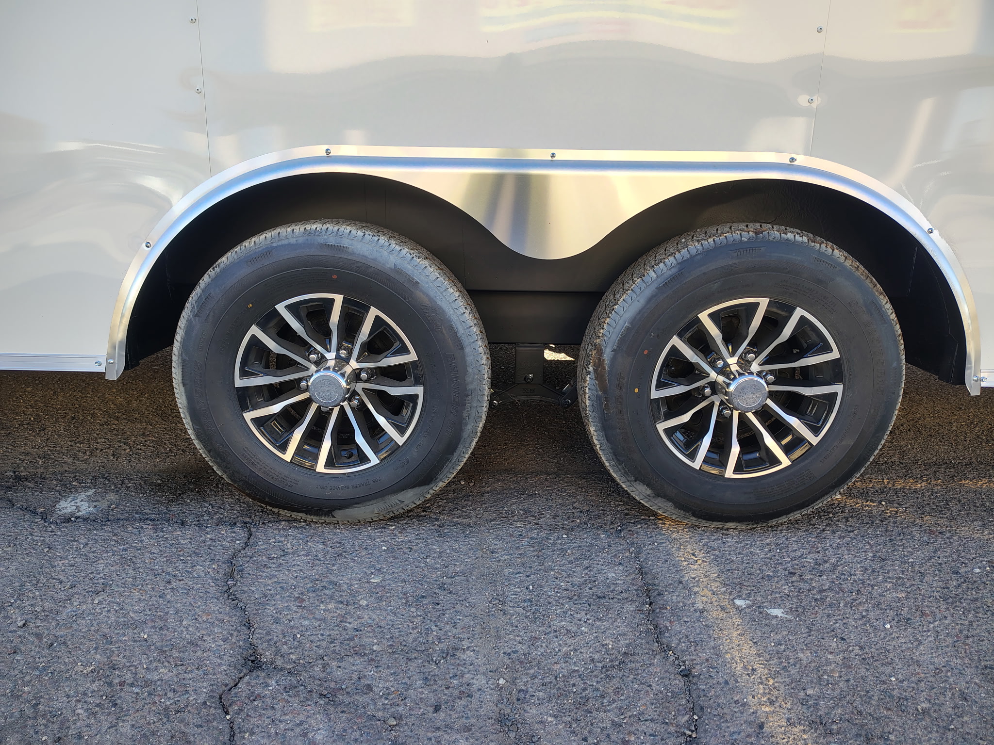 Compass 24x8.5 Indigo DLX Car Hauler, 10K GVWR, 6" Extra Height, Ramp Door - Stock #CMP2864 - Image 6 of 9