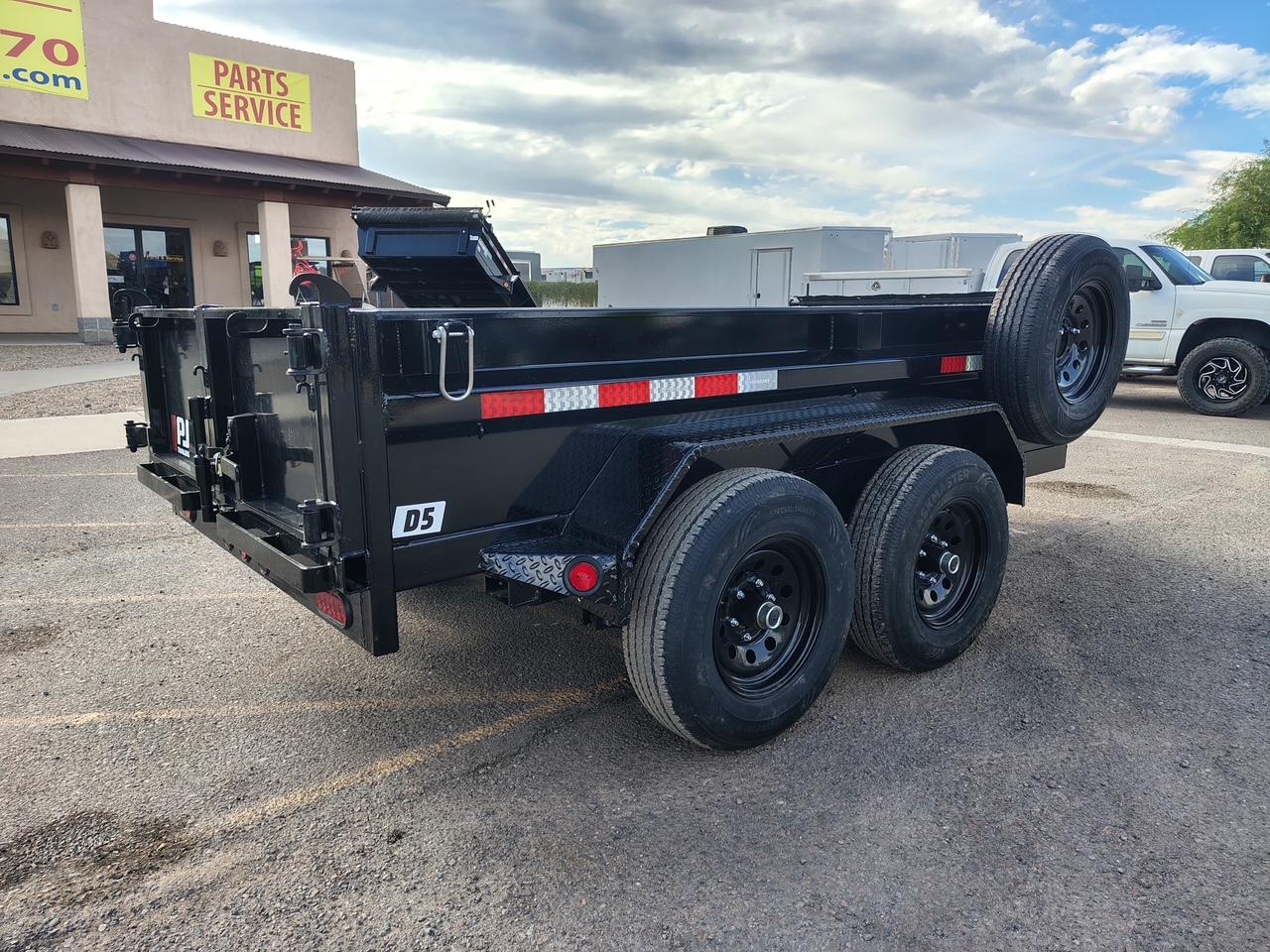 P.J. Trailers 10X60 Utility Dump, Tandem Axle, 10K GVWR - Stock #PJD1672 - Image 3 of 8