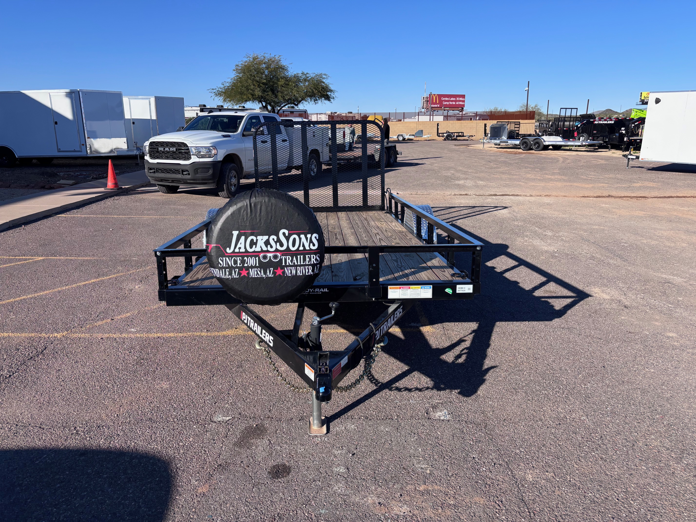 P.J. Trailers 14x77 Single Axle, 3K GVWR, Channel Utility - Stock #PPJ11011 - Image 3 of 5