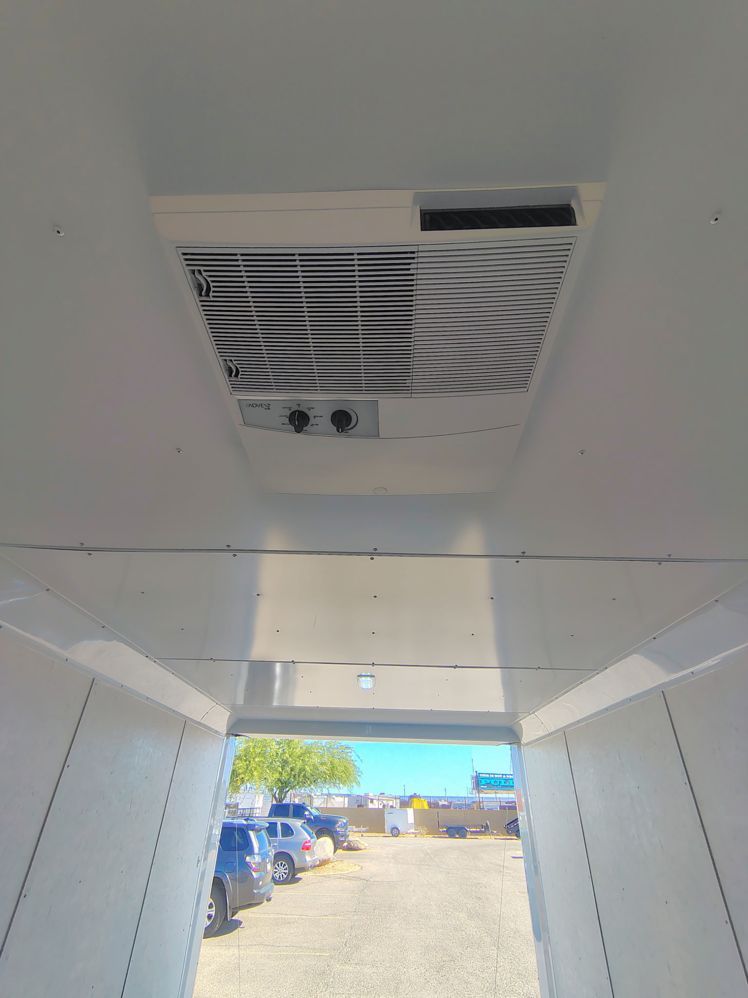 Compass 28x8.5 Canyon Race Trailer, 14K GVWR, Ramp Door,  AC/Heat, Elec. Awning - Stock #CMP2879 - Image 6 of 14