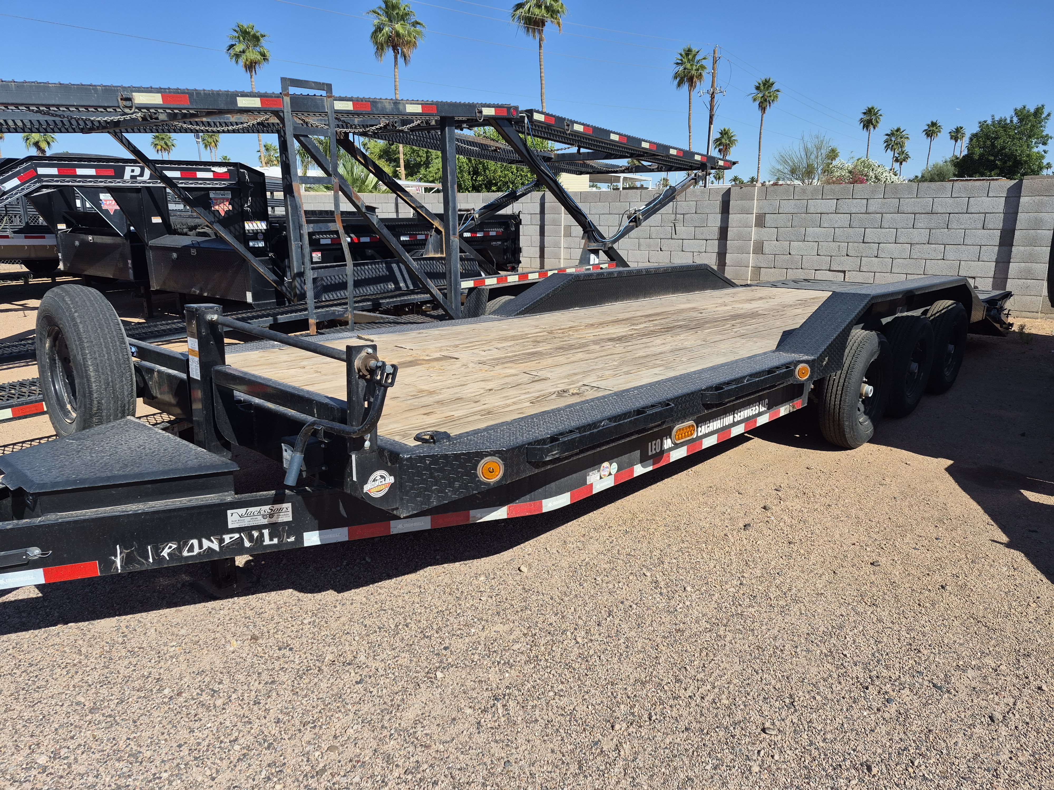 IRONBULL 102x26 Triple Axle Bumper Pull Equipment Trailer - Stock #USD1811 - Image 2 of 3