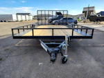 ECHO 14x102" Single Axle, 5.2K GVWR, Drive Over Fenders, Utility Stock #ECH262 - Thumbnail 1