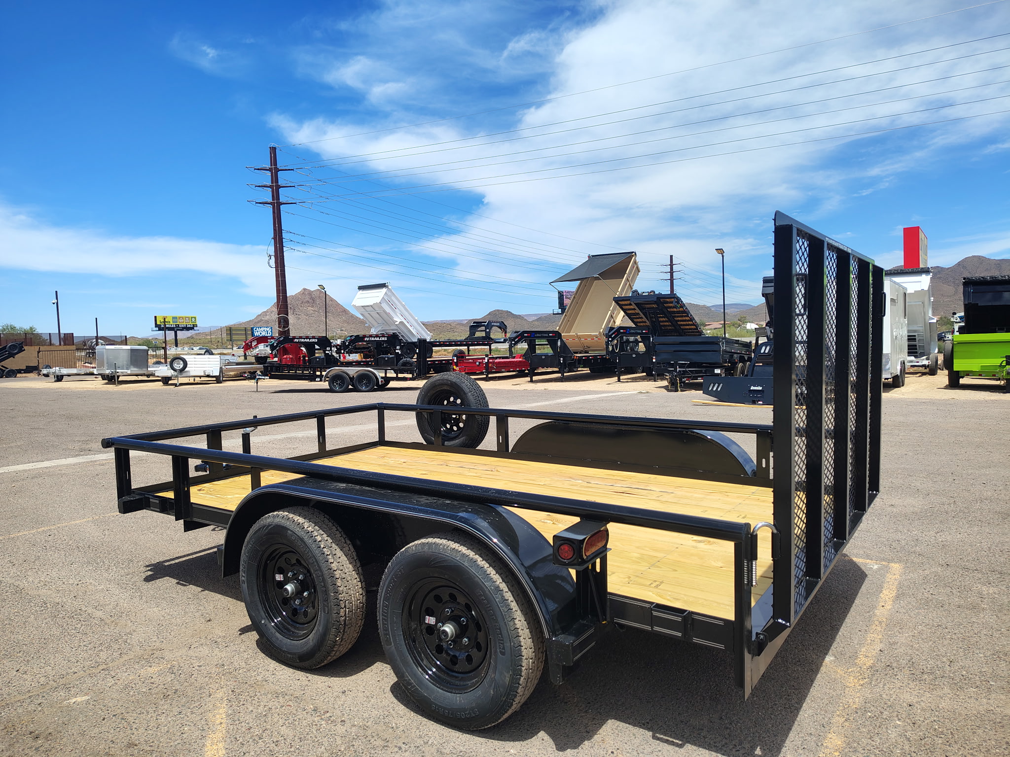 Texas Bragg 12x83 Utility Tandem Axle, 7K GVWR - Stock #TXB007 - Image 5 of 7
