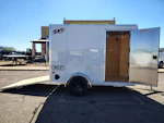 Alcom 10x6 All Aluminum XLT-P Enclosed, 3K GVWR, Side Door, Ramp Door Stock #ALC274 - Thumbnail 4