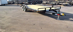 P.J. Trailers 22x102 Tandem Axle, 10K GVWR, Drive Over Fenders, Buggy Hauler