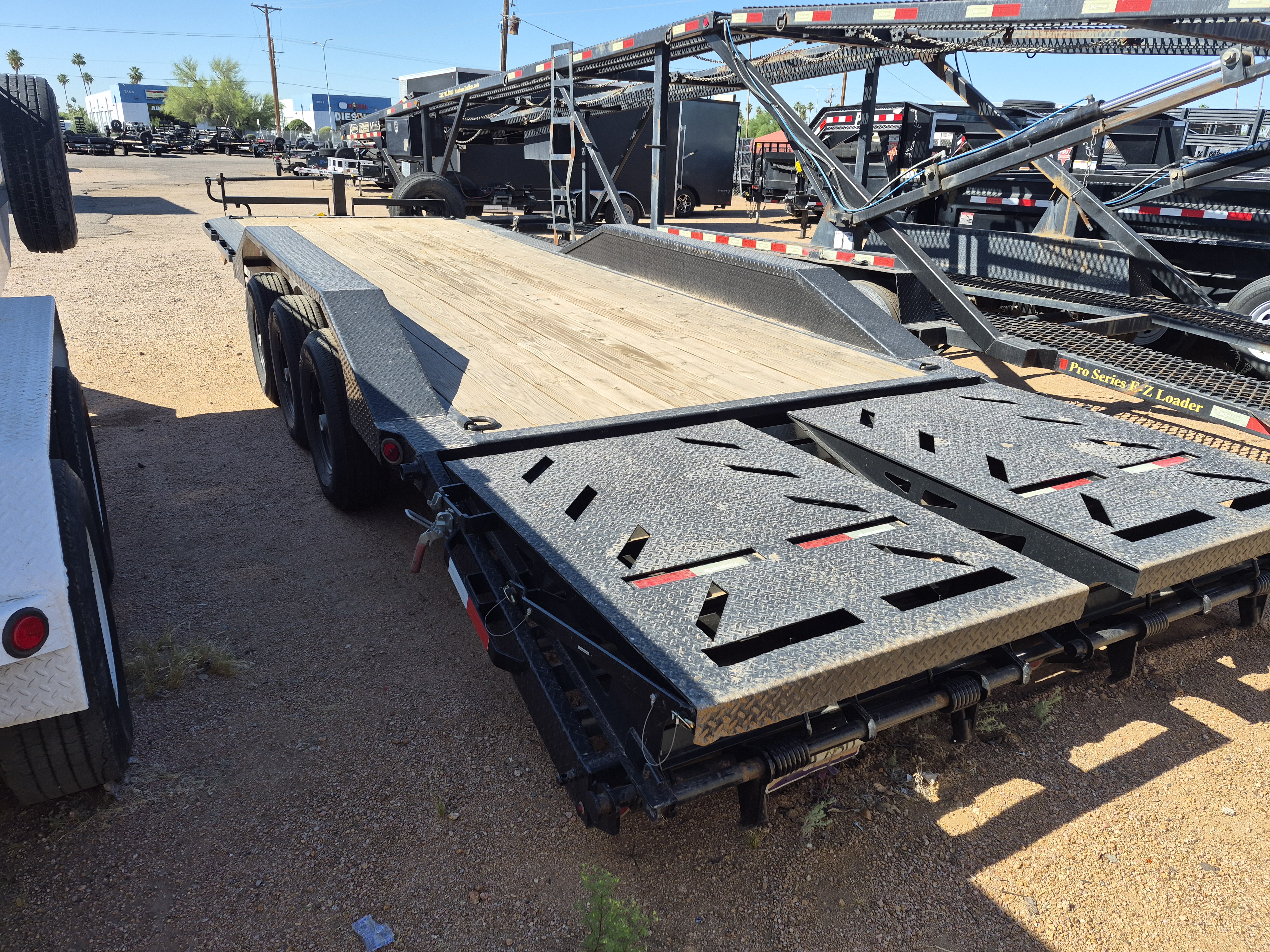 IRONBULL 102x26 Triple Axle Bumper Pull Equipment Trailer - Stock #USD1811 - Image 3 of 3