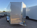 Alcom 14x7.4 All Aluminum NXT Car Hauler, 7K GVWR, Side Door, Ramp Door Stock #ALC200 - Thumbnail 1