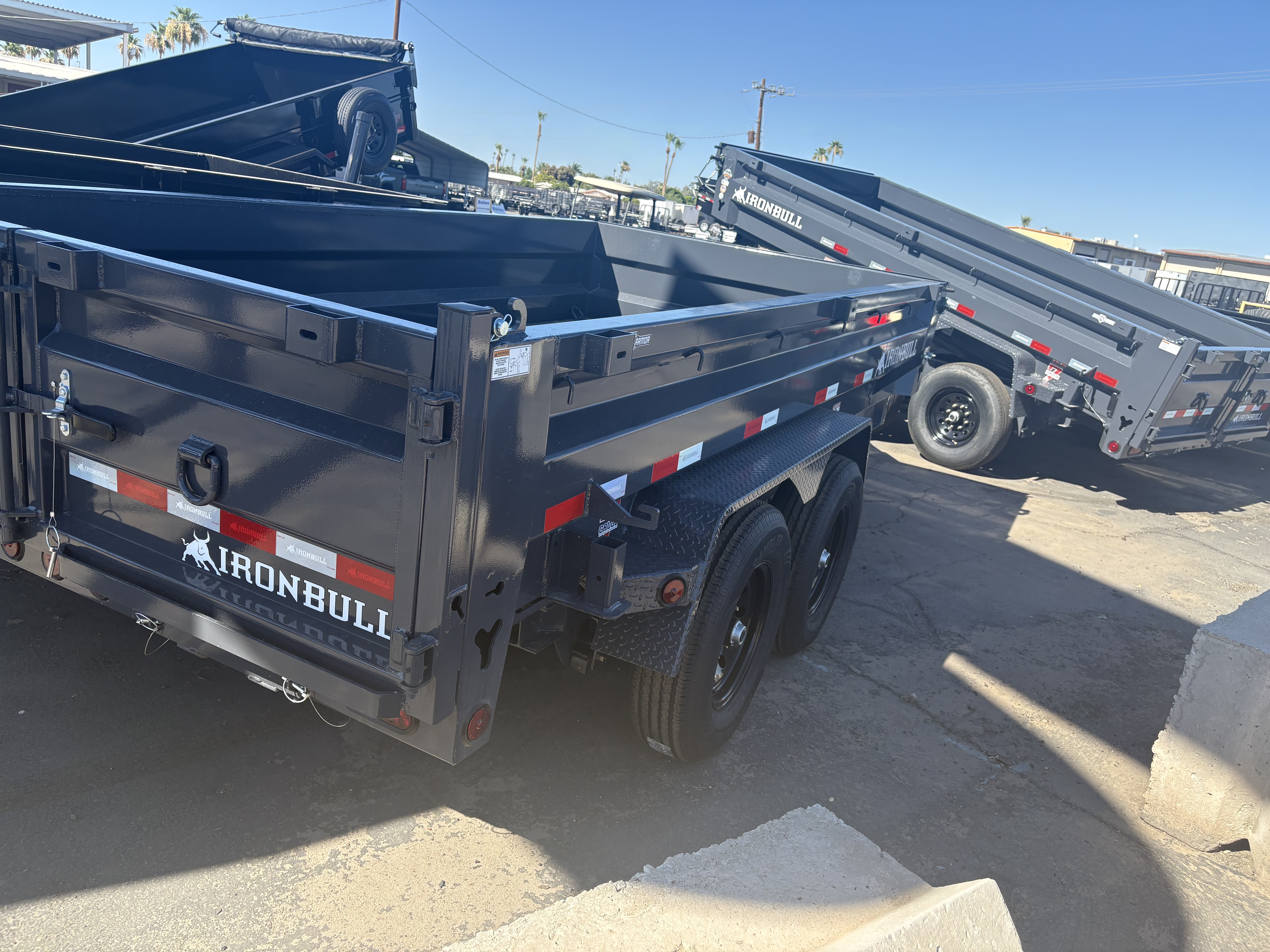 Norstar 14x83 IronBull Tandem Axle Dump, 15K GVWR, 36" Sides, Solar Charger, 14 Ply Tires - Stock #NST1503 - Image 5 of 5