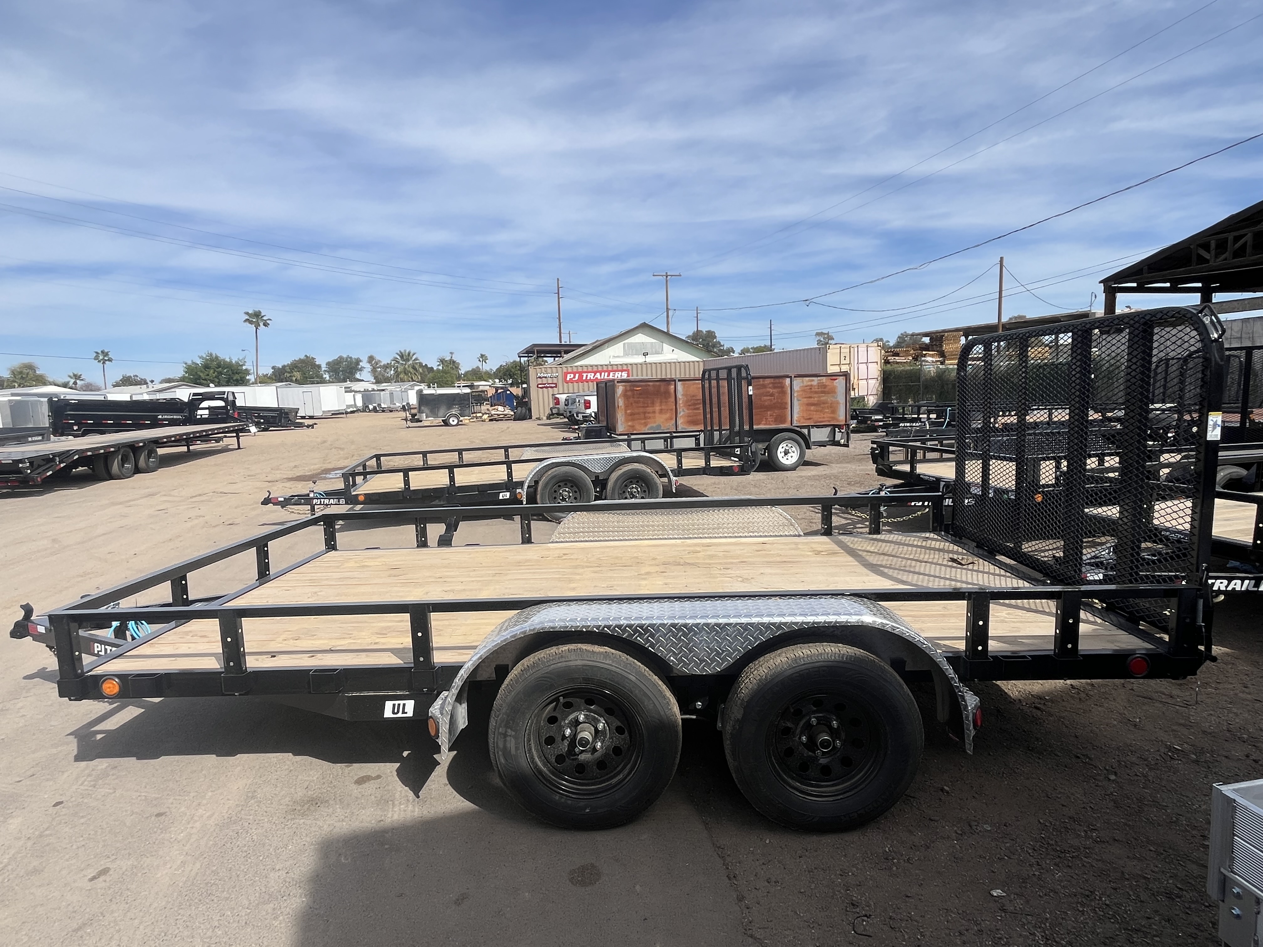 P.J. Trailers 14x83 Tandem Axle, 7K GVWR, Channel Utility - Stock #PPJ11092 - Image 6 of 7
