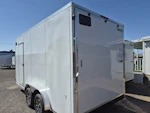 Compass 16x7.5 Jasper SE, 7K GVWR, Rubber Flooring, White Vinyl Walls/Ceiling, Ramp Door, 6" Extra Height Stock #CMP2778 - Thumbnail 3