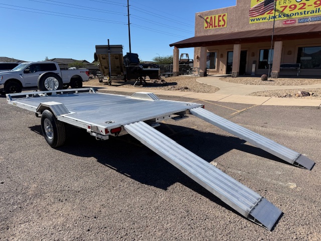 Aluma 15x102 Wide Body, 5.2K GVWR, Heavy Single Axle, Ramps (WB15H-S-EL-DOF-R-RR-RTD) - Stock #ALU297 - Image 3 of 10