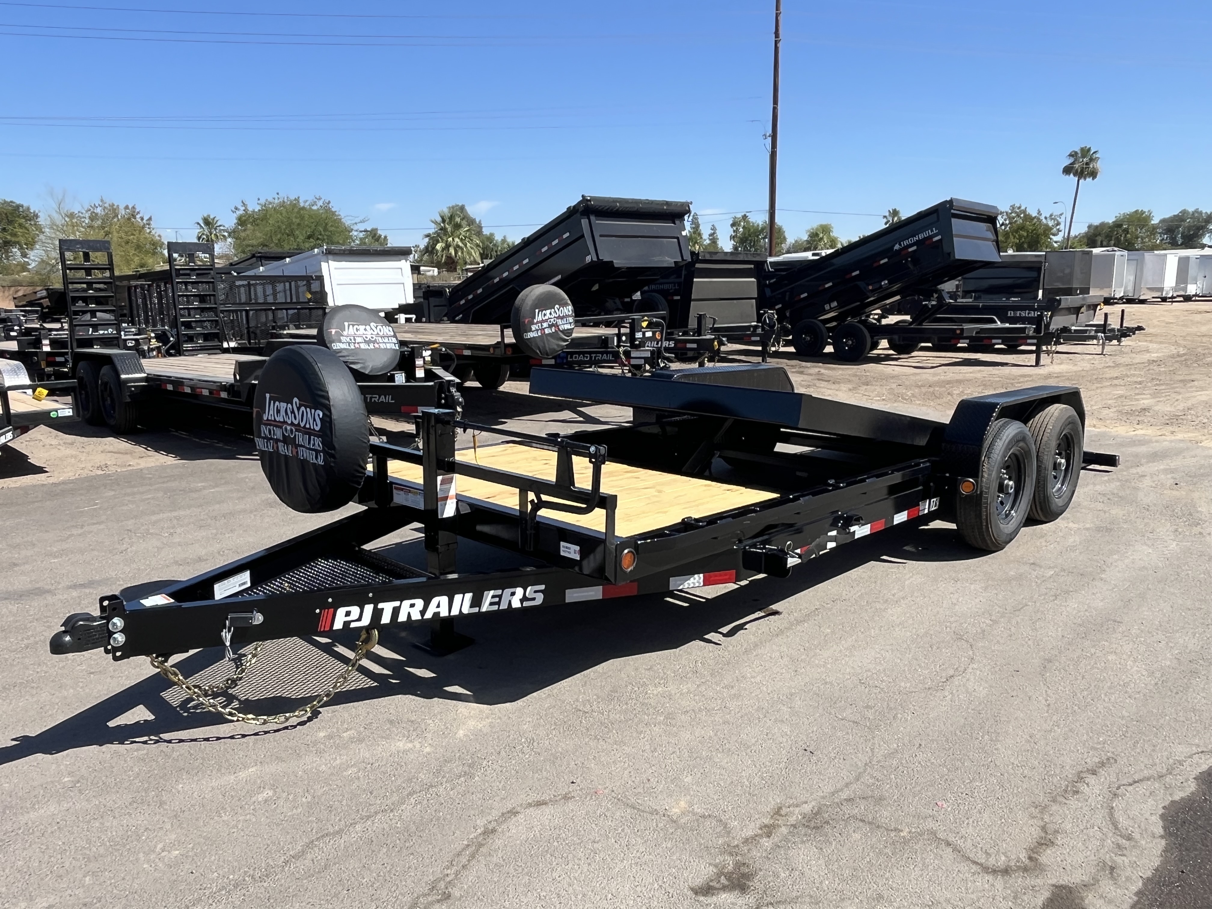 P.J. Trailers 20x83 Tandem Axle, 14K GVWR, Equipment Tilt - Stock #PPJ11150 - Image 3 of 5