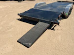 P.J. Trailers 22x83 Tandem Axle, 10K GVWR, Steel Deck Car Hauler, Slide-In Ramps Stock #PPJ11218 - Thumbnail 5