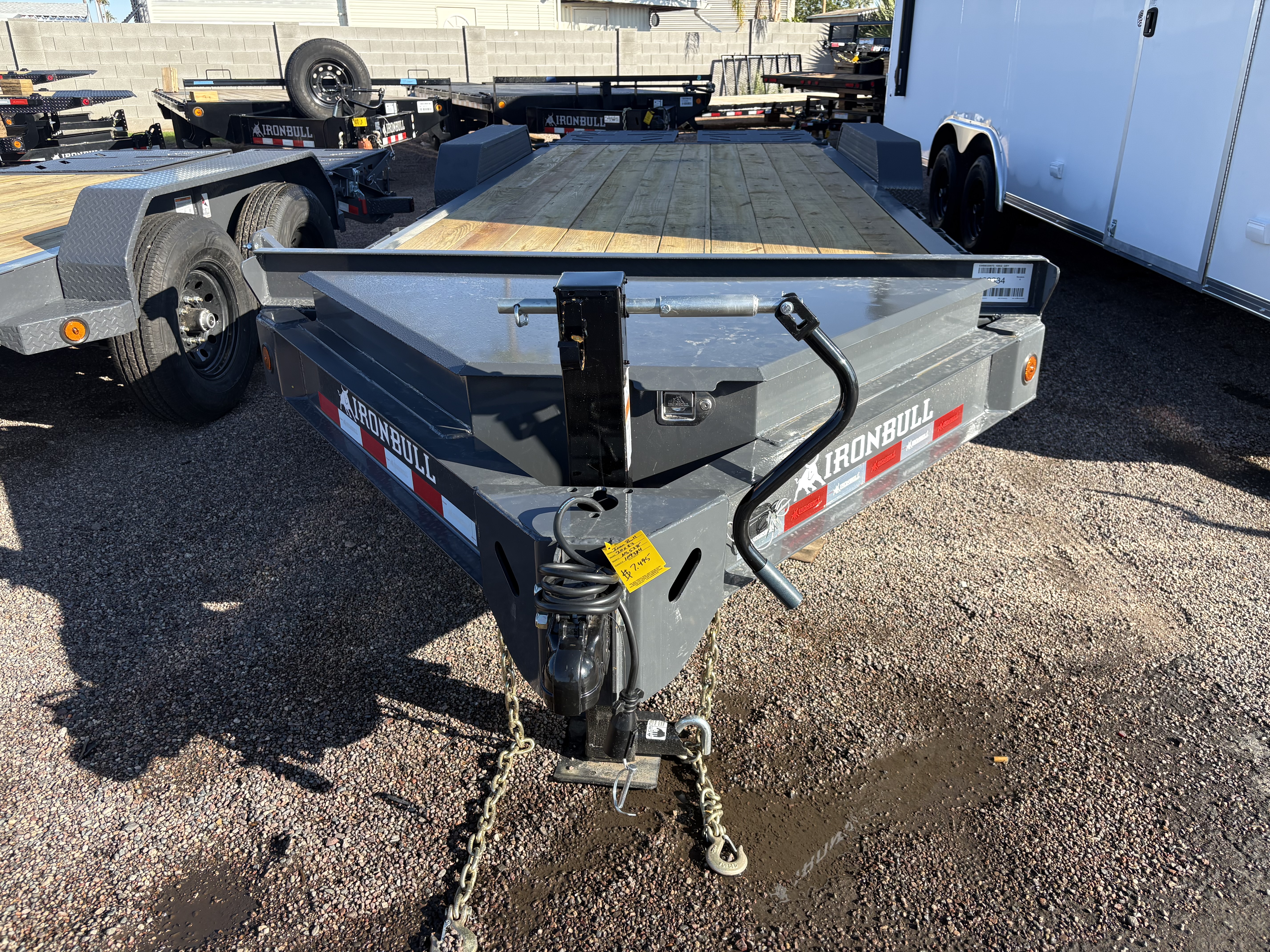 Norstar 20x83 IronBull, Tandem Axle, 14K GVWR, Rampage Ramps - Stock #NS537 - Image 1 of 5