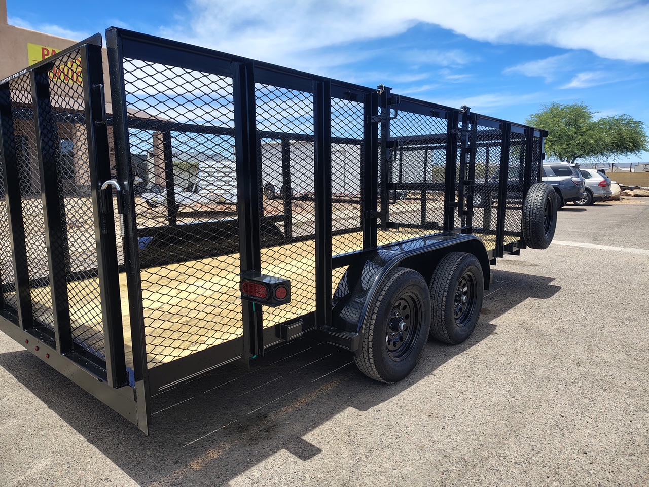 Texas Bragg 16'x83" Landscape Trailer with 4 ft Sides (16LST)