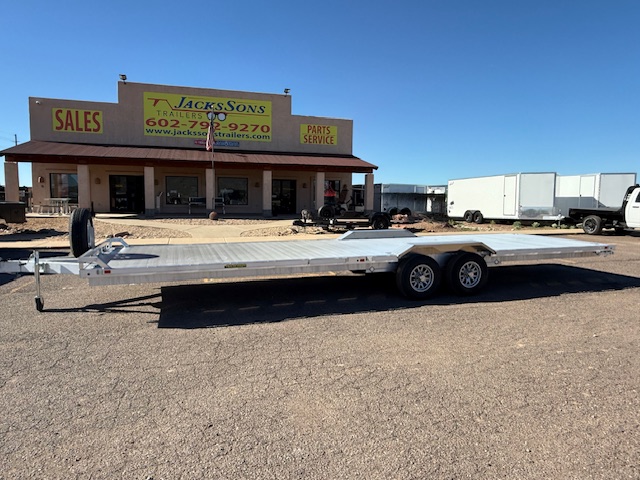 Aluma 28x102" All Aluminum Wide Body, 10K GVWR, Heavy Tandem Axle, Drive-Over-Fenders (WB28H-TA-EL-DOF-R-RR-RTD) - Stock #ALU272 - Image 1 of 14