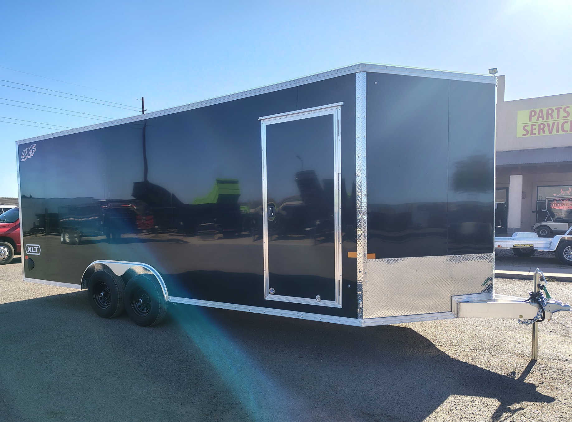 Alcom 20x8.5 All Aluminum XLT-P Car Hauler, Limited Model, 10K GVWR, Ramp Door - Stock #ALC265 - Image 3 of 11