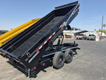 P.J. Trailers 16x83 Tandem Axle, 15,400 GVWR, Low Pro Dump, 24" Sides, 14 Ply Tires Stock #PJD1660 - Thumbnail 2