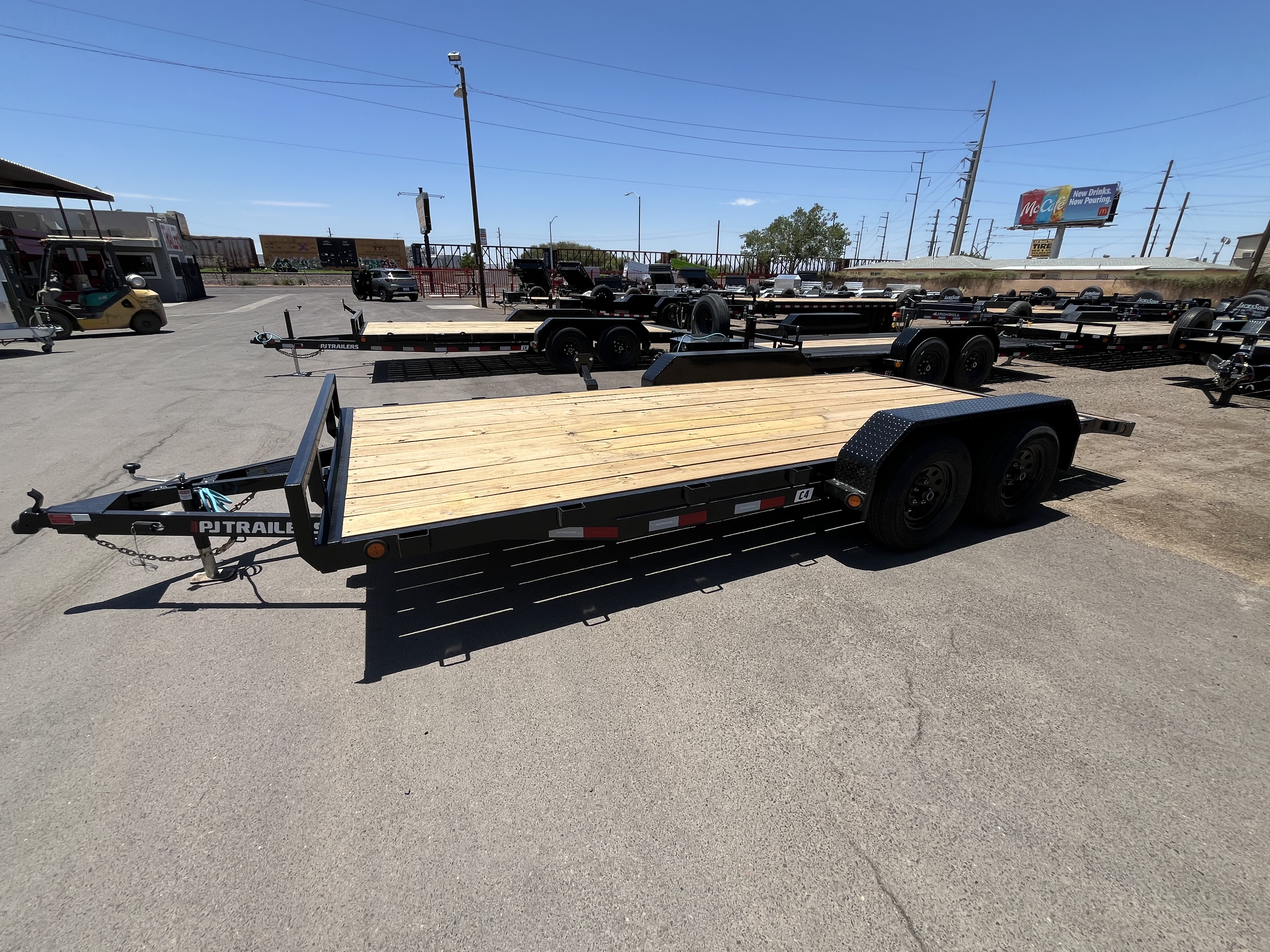 P.J. Trailers 18x83x4" Channel Tandem Axle 7K GVWR, Carhauler - Stock #PPJ11209 - Image 7 of 8