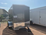 Compass 12x6 Indigo DLX, Flat Top V-Nose, 7K GVWR, Ramp Door Stock #CMP2941 - Thumbnail 2