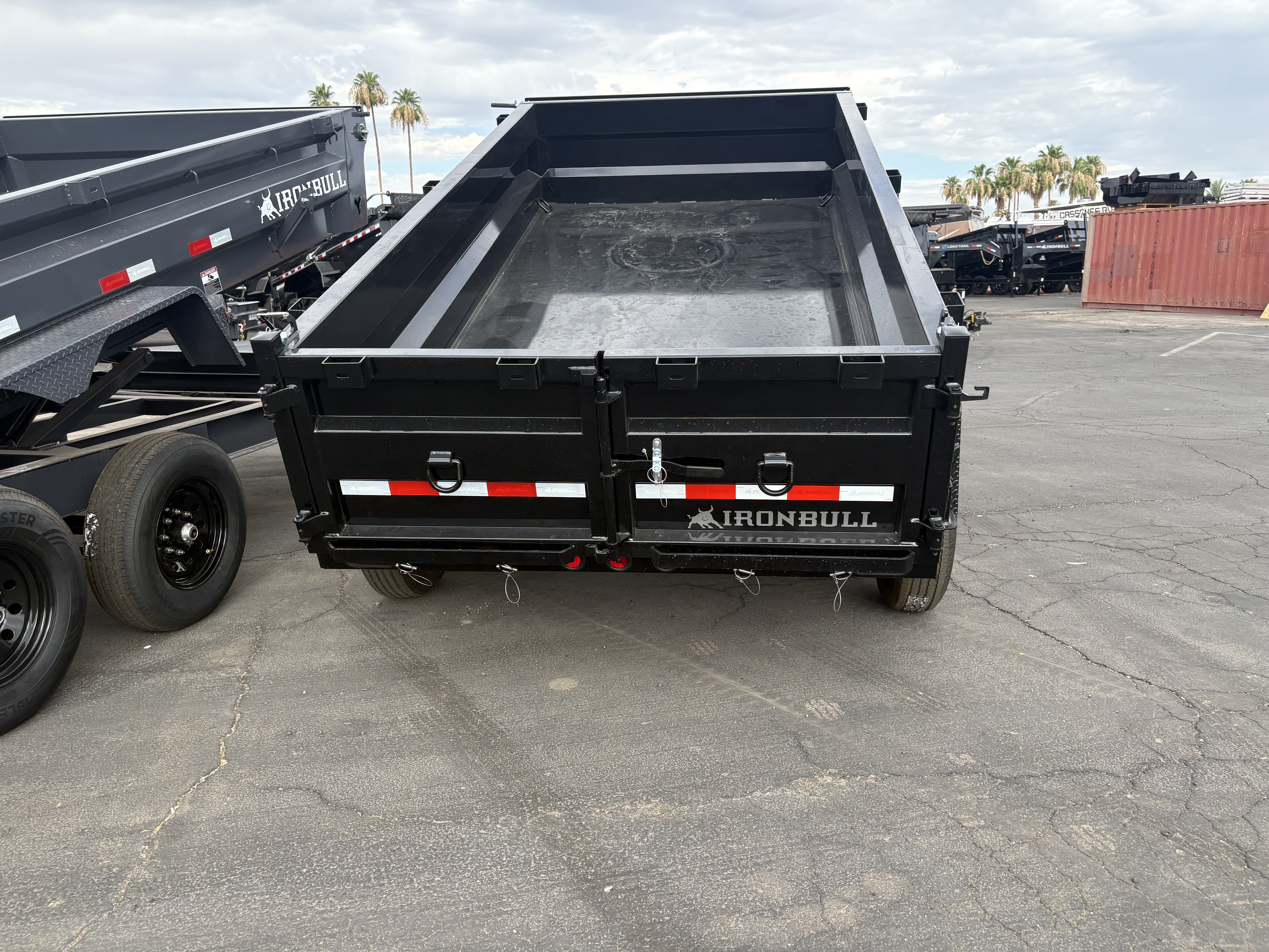 Norstar 12x72 IronBull Tandem Axle Dump, 15K GVWR, 24" Sides, Solar Charger - Stock #NST1486 - Image 4 of 5