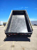 PJ Trailers 14'x83" Voyager Dump Trailer w/ 2' Sides (DV) Stock #PJD1704 - Thumbnail 4